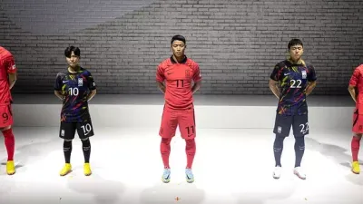 대한민국 축구 대표팀 카타르 월드컵 새로운 유니폼 공개