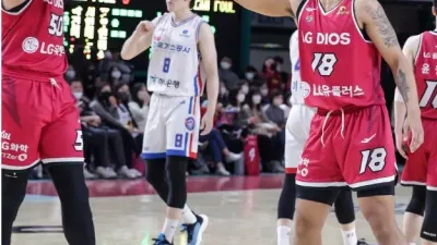 창원 LG 시즌 10승 고지 4년 만에 ‘봄 농구’ 가능성 보인다.
