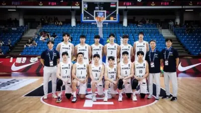 한국 U-19 남자농구 대표팀, 헝가리에 대패... 토너먼트 진출에 어려움
