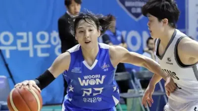 김단비, 여자 프로농구 최다승 기록 세우며 우리은행의 승리에 기여