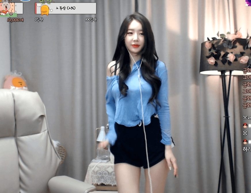 아프리카 여자 BJ 몸매 원탑이라는 금화